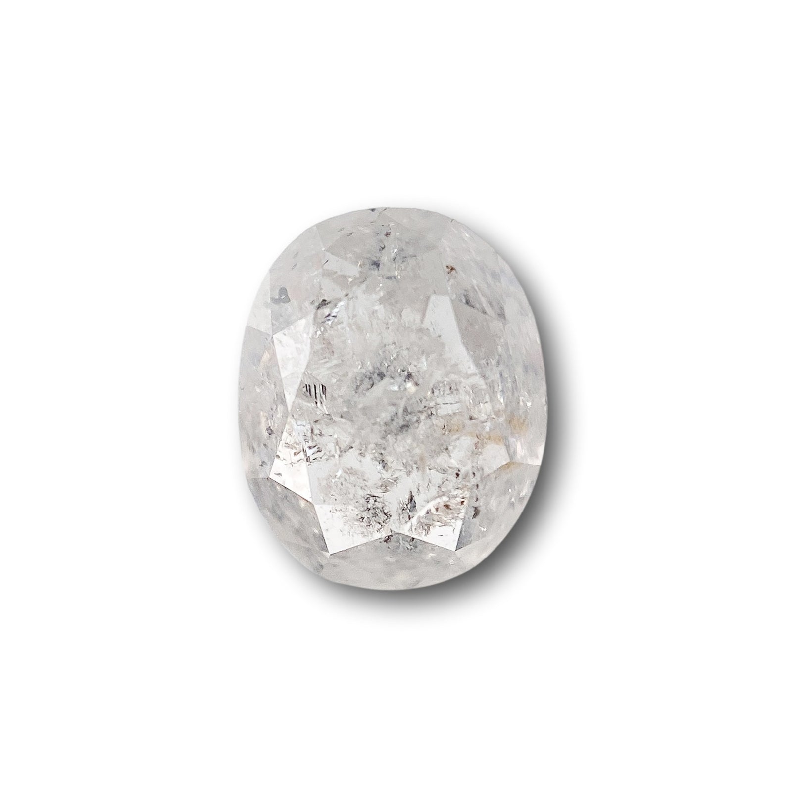 1.29ct | Rustic Oval Shape Rose Cut Diamond - Modern Rustic Diamond
