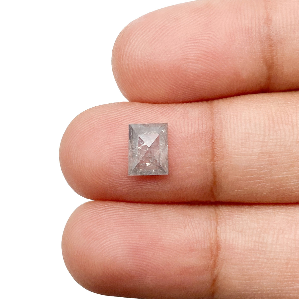 1.10ct | Rustic Baguette Shape Rose Cut Diamond - Modern Rustic Diamond