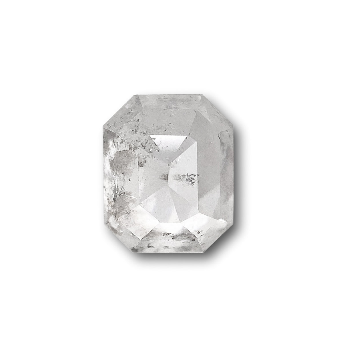 1.10ct | Rustic Emerald Shape Step Cut Diamond - Modern Rustic Diamond