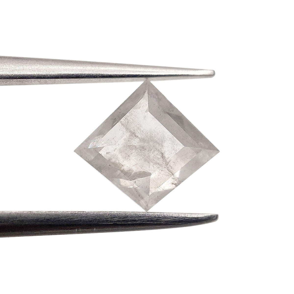1.10ct | Salt & Pepper Kite Shape Rose Cut Diamond - Modern Rustic Diamond