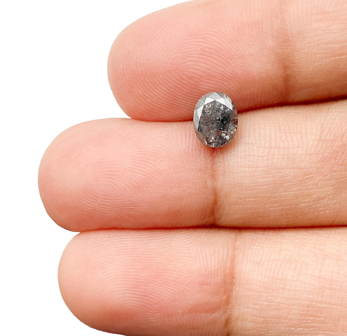 1.10ct | Rustic  Oval Shape Brilliant Cut Diamond - Modern Rustic Diamond