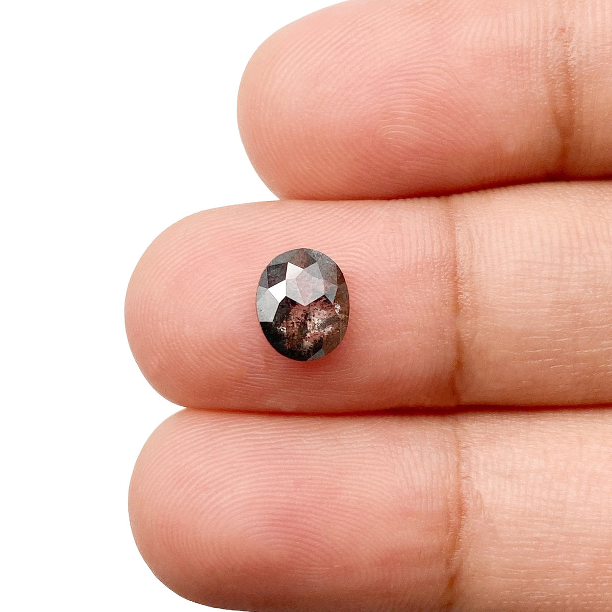 1.10ct | Rustic Oval Shape Rose Cut Diamond - Modern Rustic Diamond