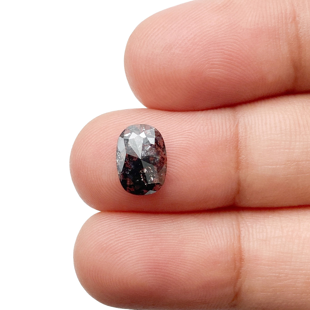 1.10ct | Rustic Oval Shape Rose Cut Diamond - Modern Rustic Diamond