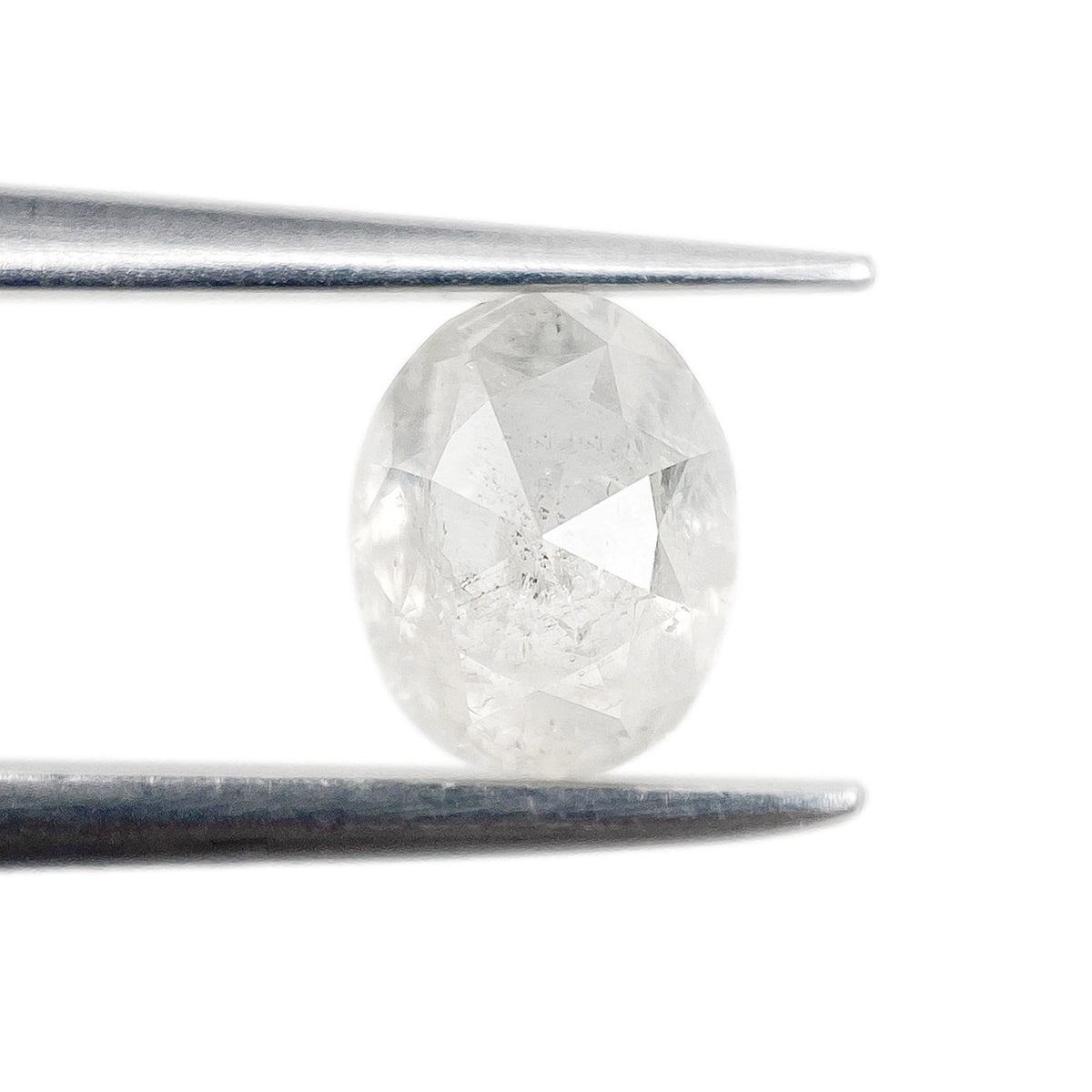 1.10ct | Rustic Oval Shape Rose Cut Diamond - Modern Rustic Diamond