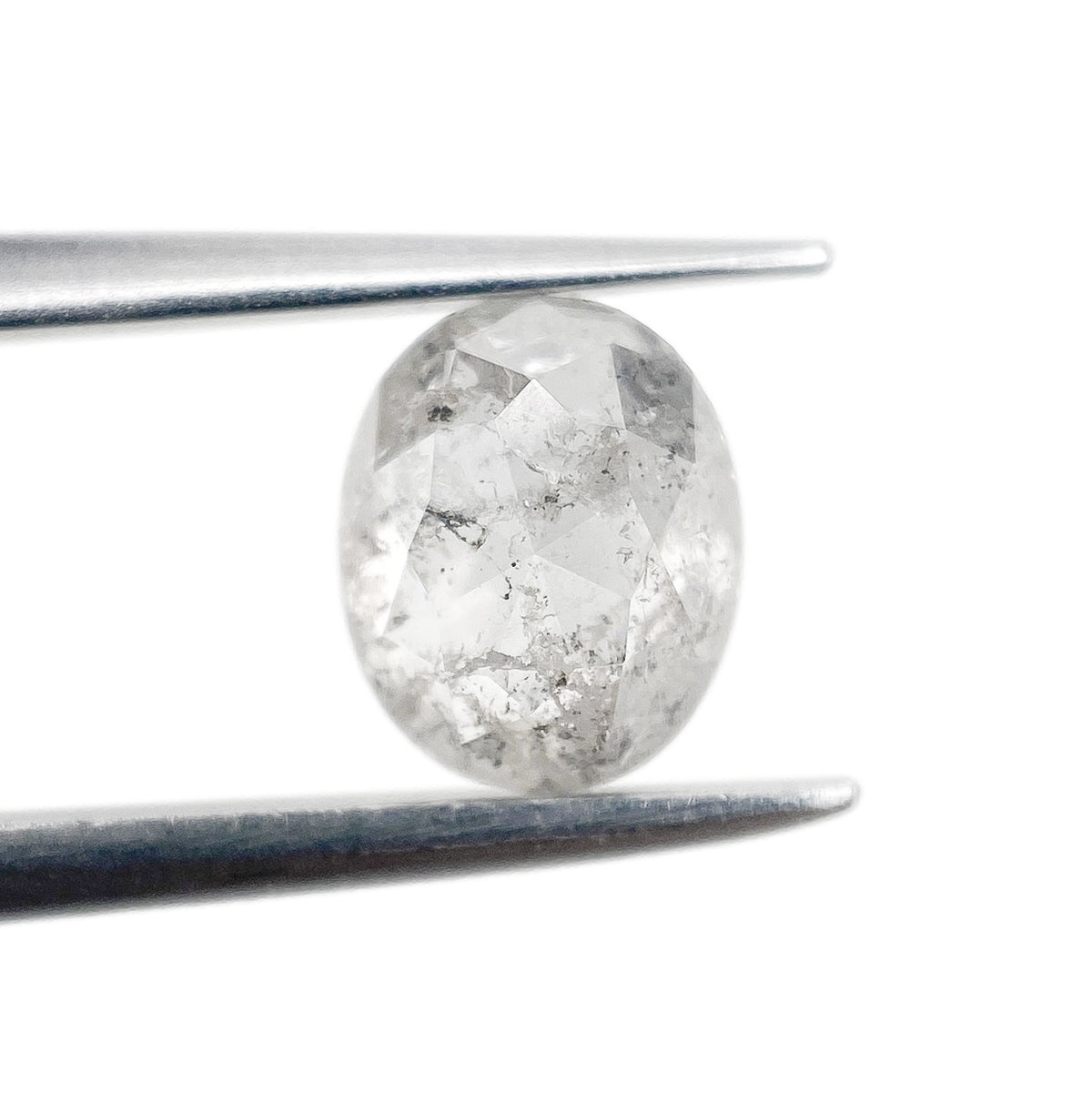 1.10ct | Rustic Oval Shape Rose Cut Diamond - Modern Rustic Diamond