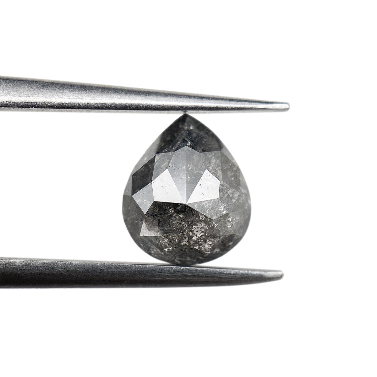 1.10ct | Rustic  Pear Shape Rose Cut Diamond - Modern Rustic Diamond