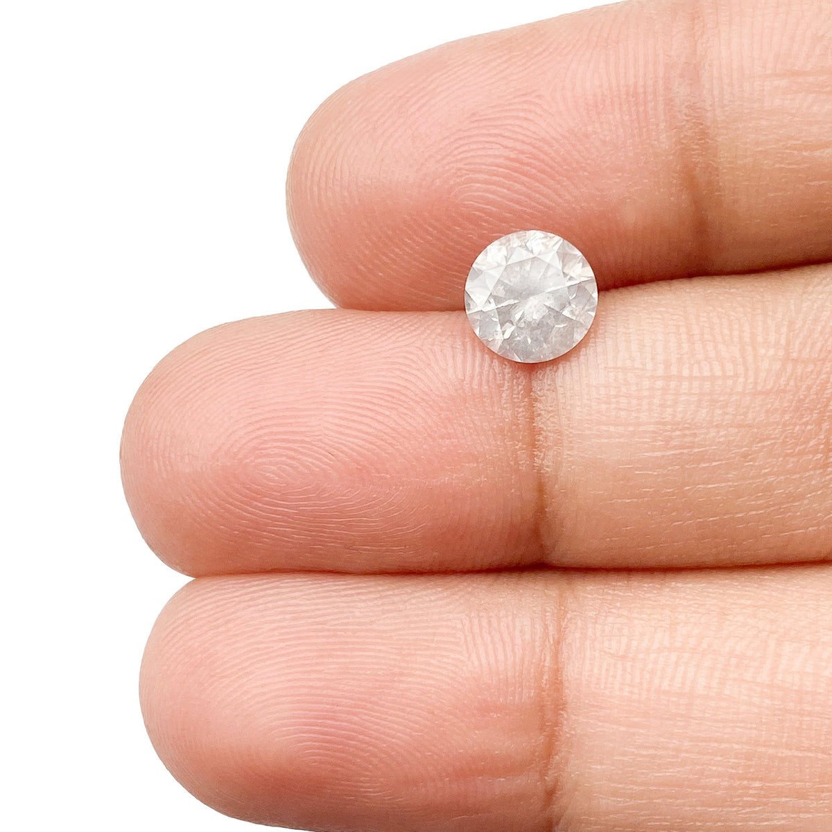 1.10ct | Rustic  Round Shape Brilliant Cut Diamond - Modern Rustic Diamond