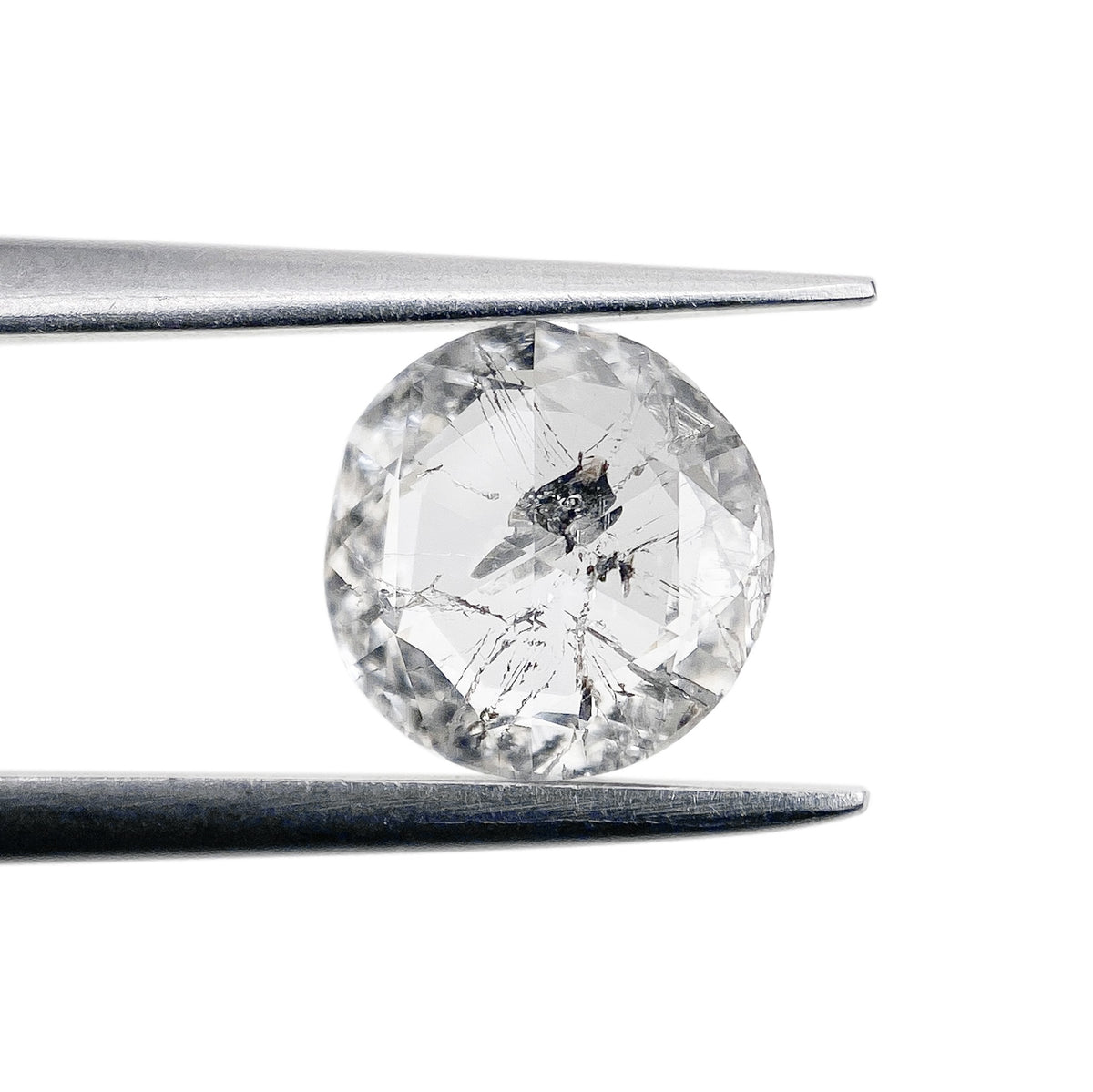 1.10ct | Rustic  Round Shape Rose Cut Diamond - Modern Rustic Diamond