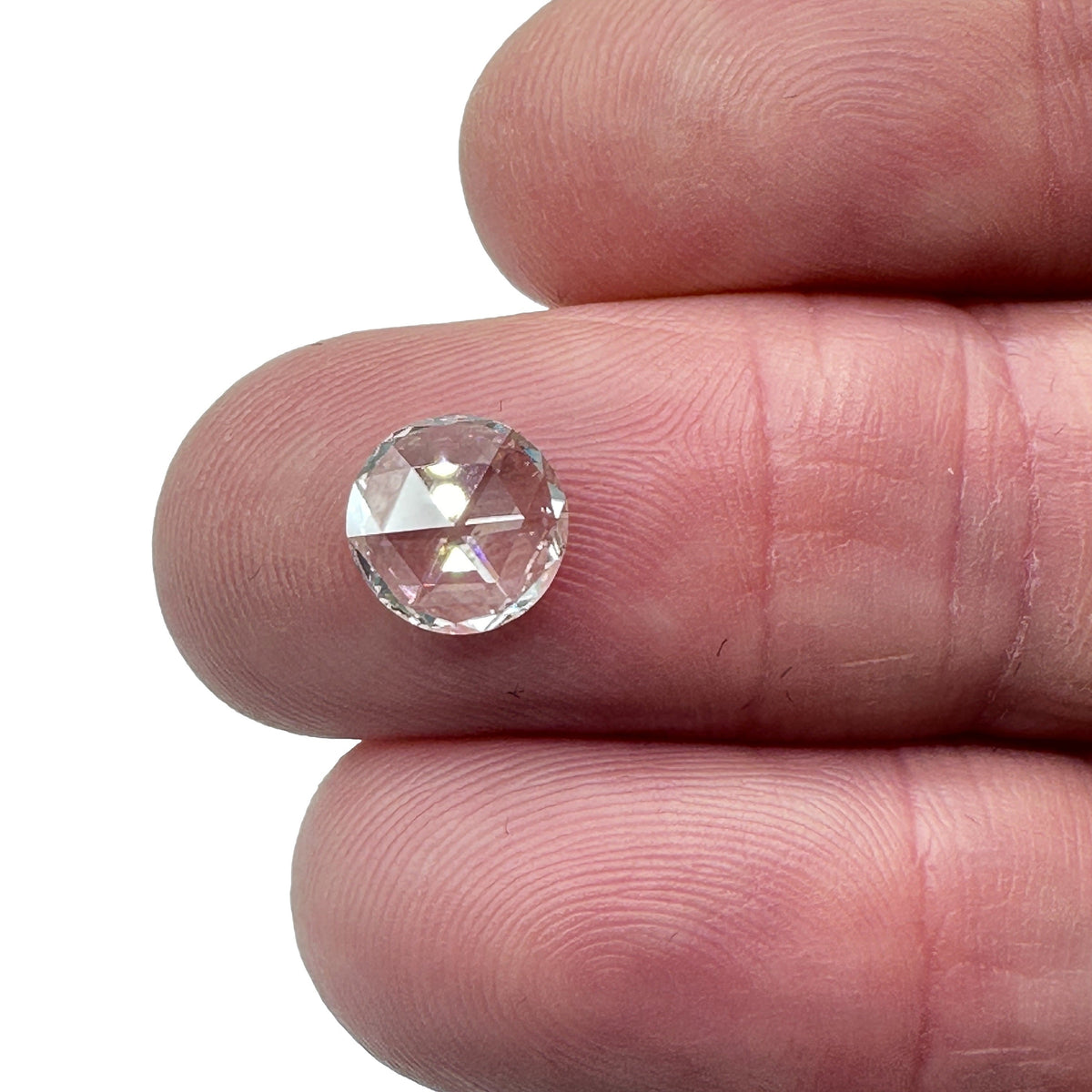 1.11ct | G/VVS2 Round Shape Rose Cut Diamond-Modern Rustic Diamond