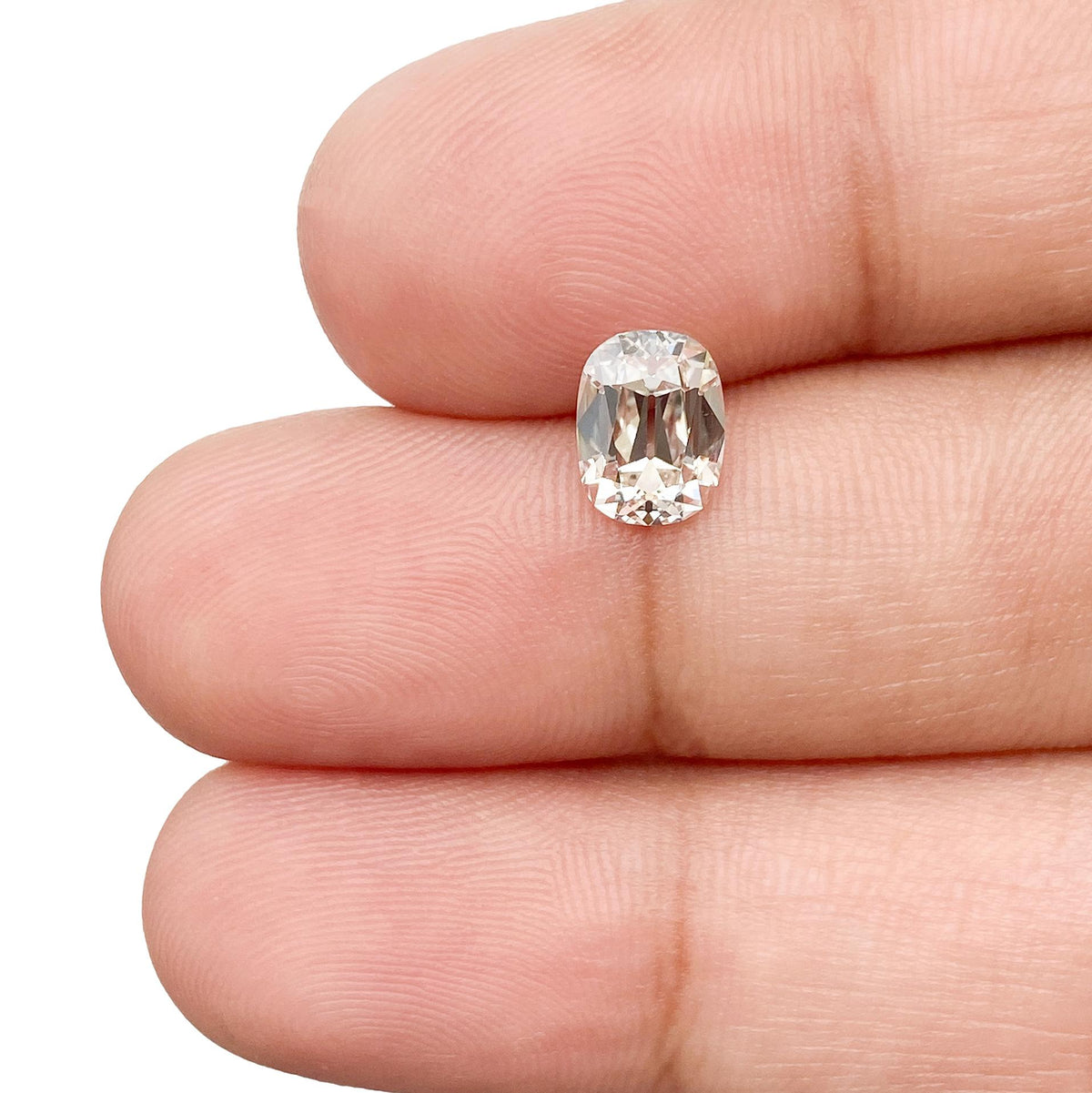 1.11ct | J/VS1 Cushion Shape Old Mine Cut Diamond (GIA) - Modern Rustic Diamond