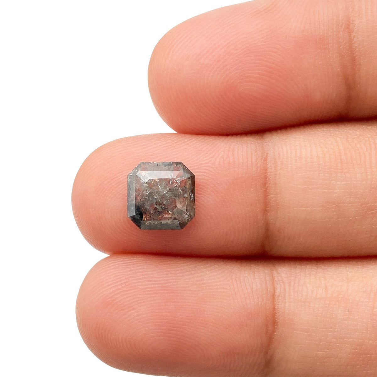1.11ct | Rustic Asscher Shape Step Cut Diamond - Modern Rustic Diamond