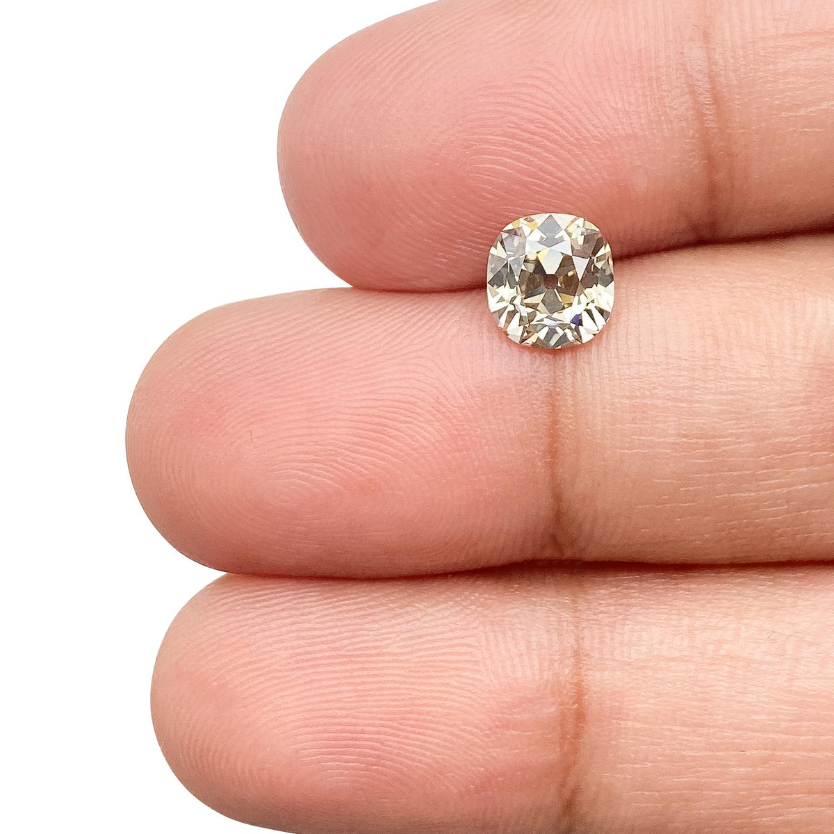 1.11ct | Y-Z/VS2 Cushion Shape Old Mine Cut Diamond (GIA) - Modern Rustic Diamond