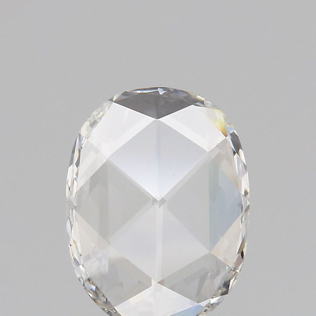 0.53ct | D/VVS2 Oval Shape Rose Cut Diamond