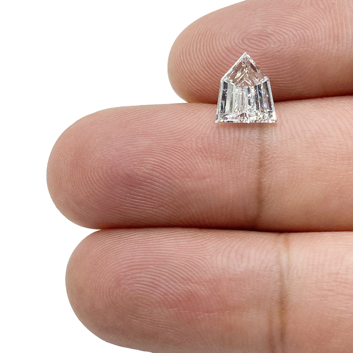 1.12ct | I/VS1 Shield Shape Step Cut Diamond (GIA) - Modern Rustic Diamond