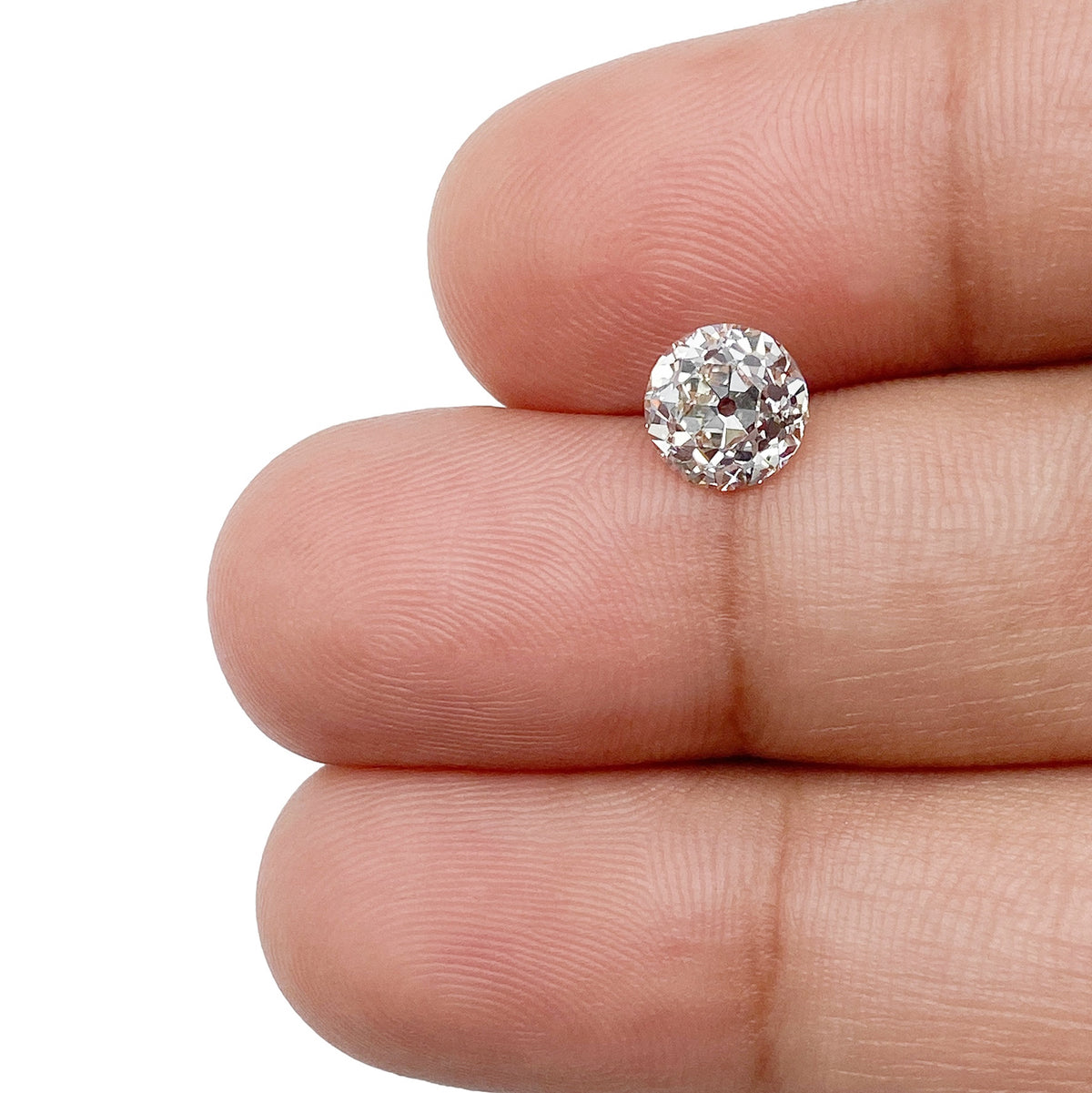 1.12ct | K/VS1 Round Shape Old European Cut Diamond (GIA) - Modern Rustic Diamond