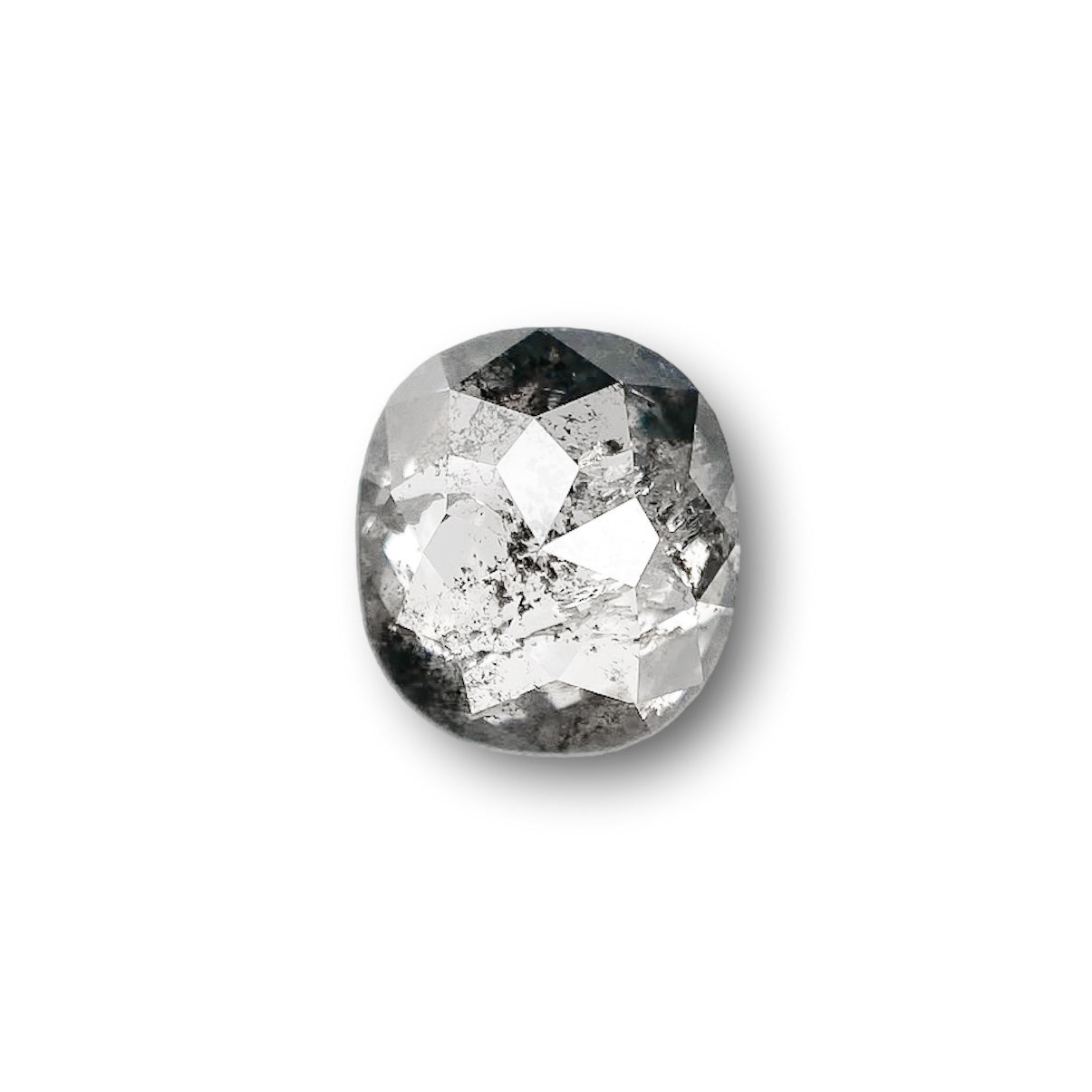 0.82ct | Rustic Cushion Shape Rose Cut Diamond - Modern Rustic Diamond