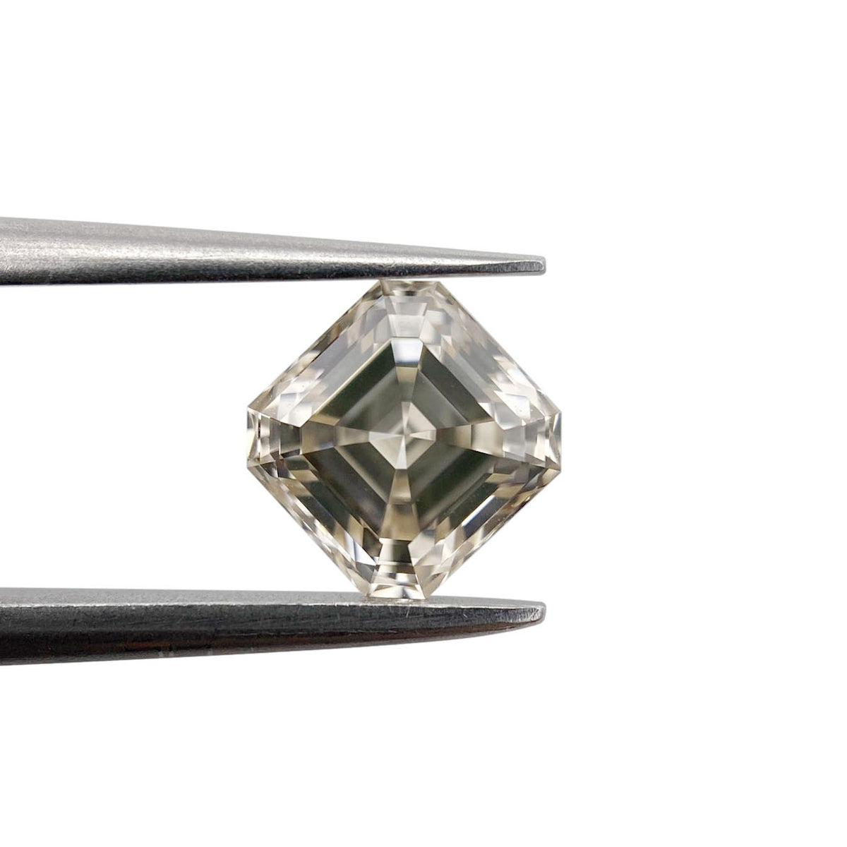 1.13ct | Light Brown VVS Asscher Shape Step Cut Diamond - Modern Rustic Diamond