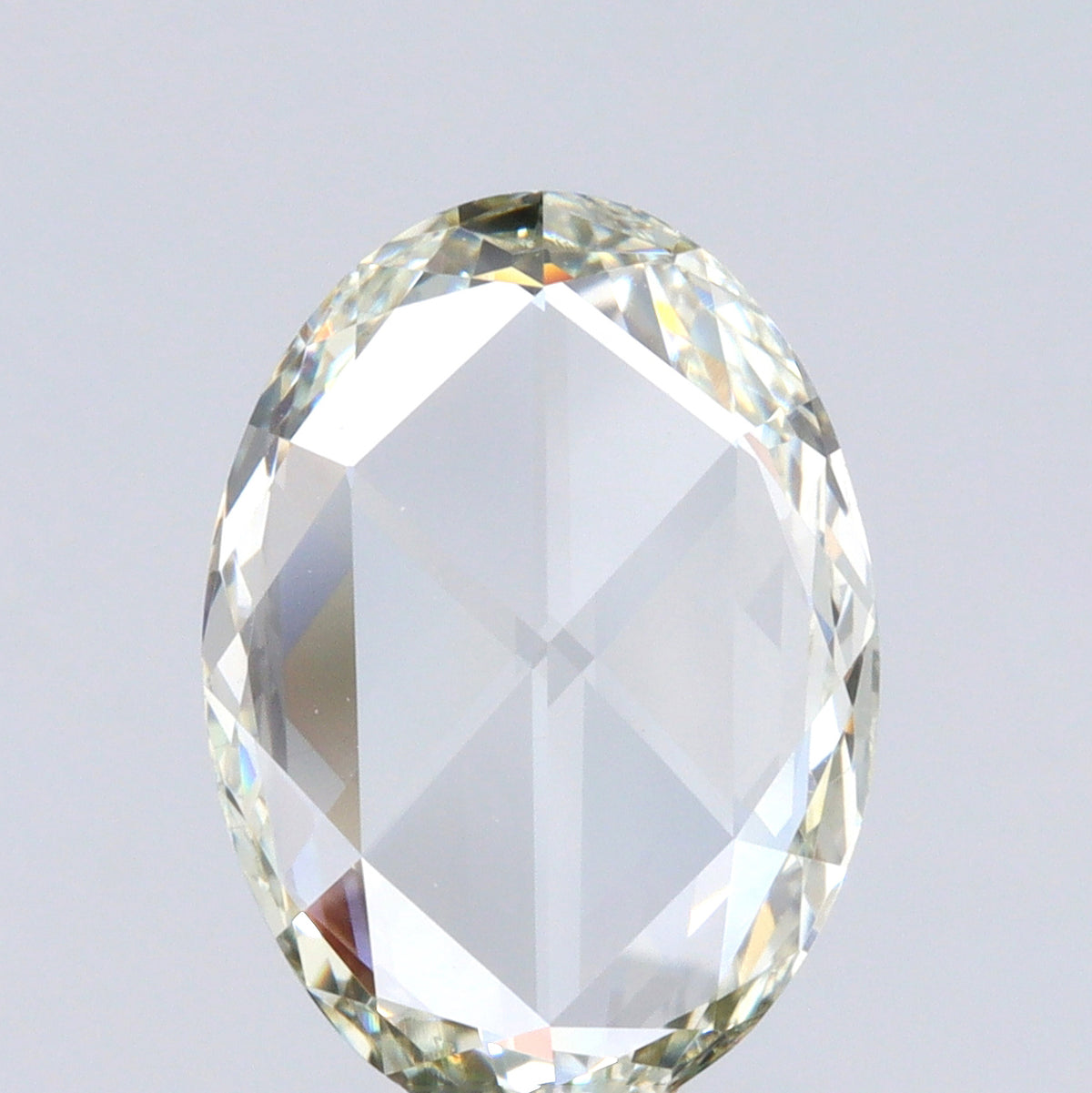 1.13ct | Light Color VVS Oval Shape Rose Cut Diamond - Modern Rustic Diamond