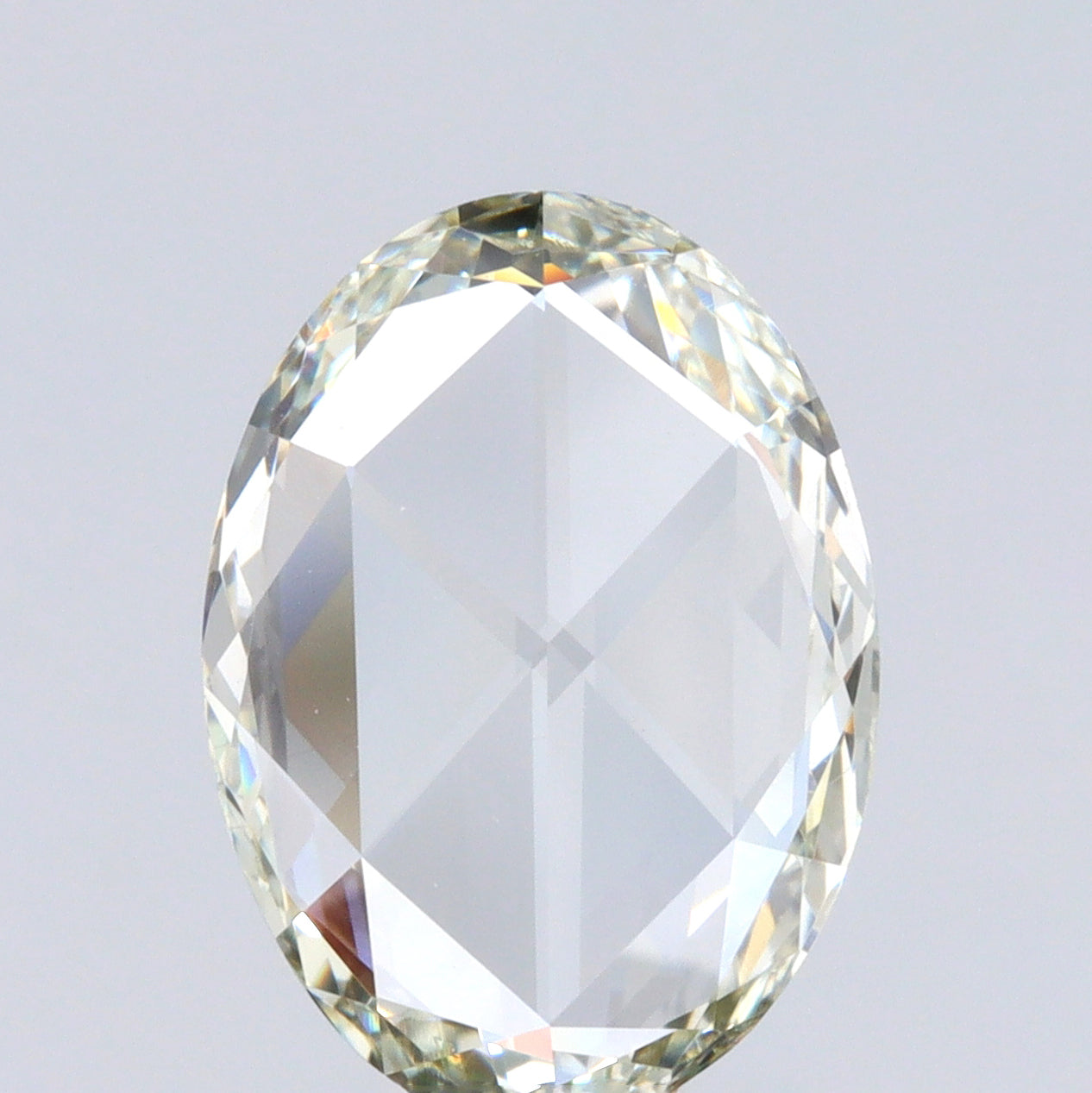 1.13ct | Light Color VVS Oval Shape Rose Cut Diamond - Modern Rustic Diamond