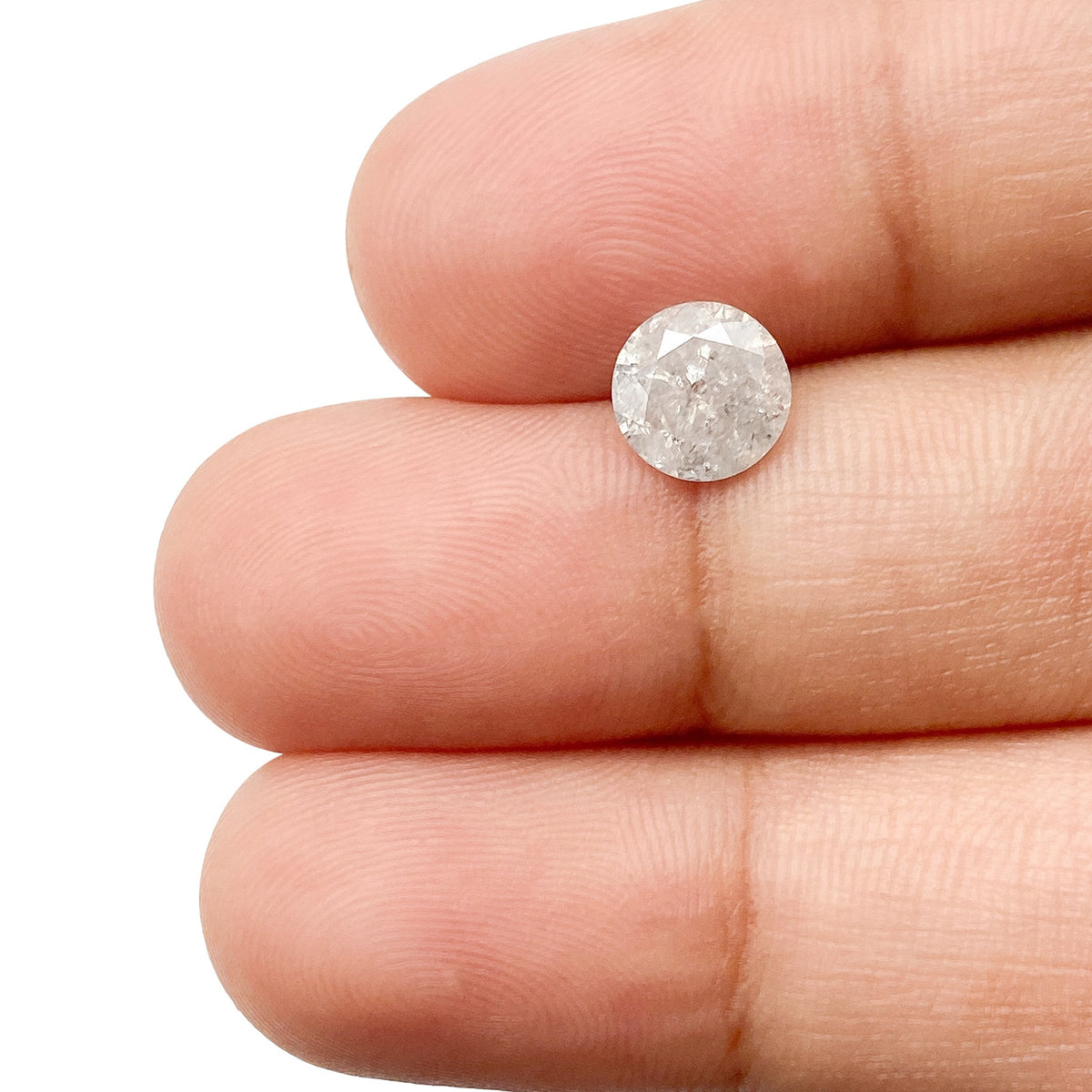 1.13ct | Rustic Round Shape Brilliant Cut Diamond - Modern Rustic Diamond