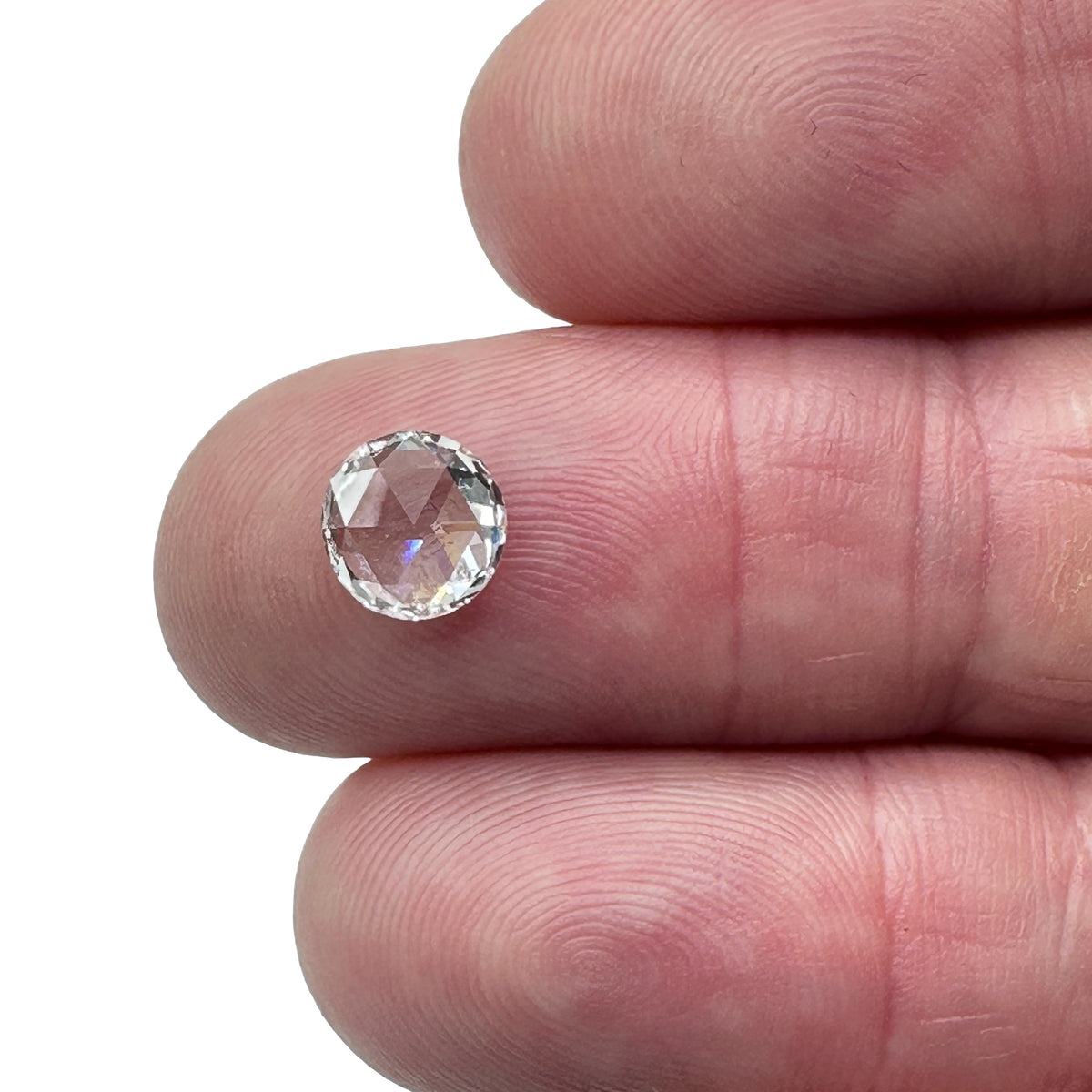 1.14ct | E/VVS1 Round Shape Rose Cut Diamond (GIA) - Modern Rustic Diamond