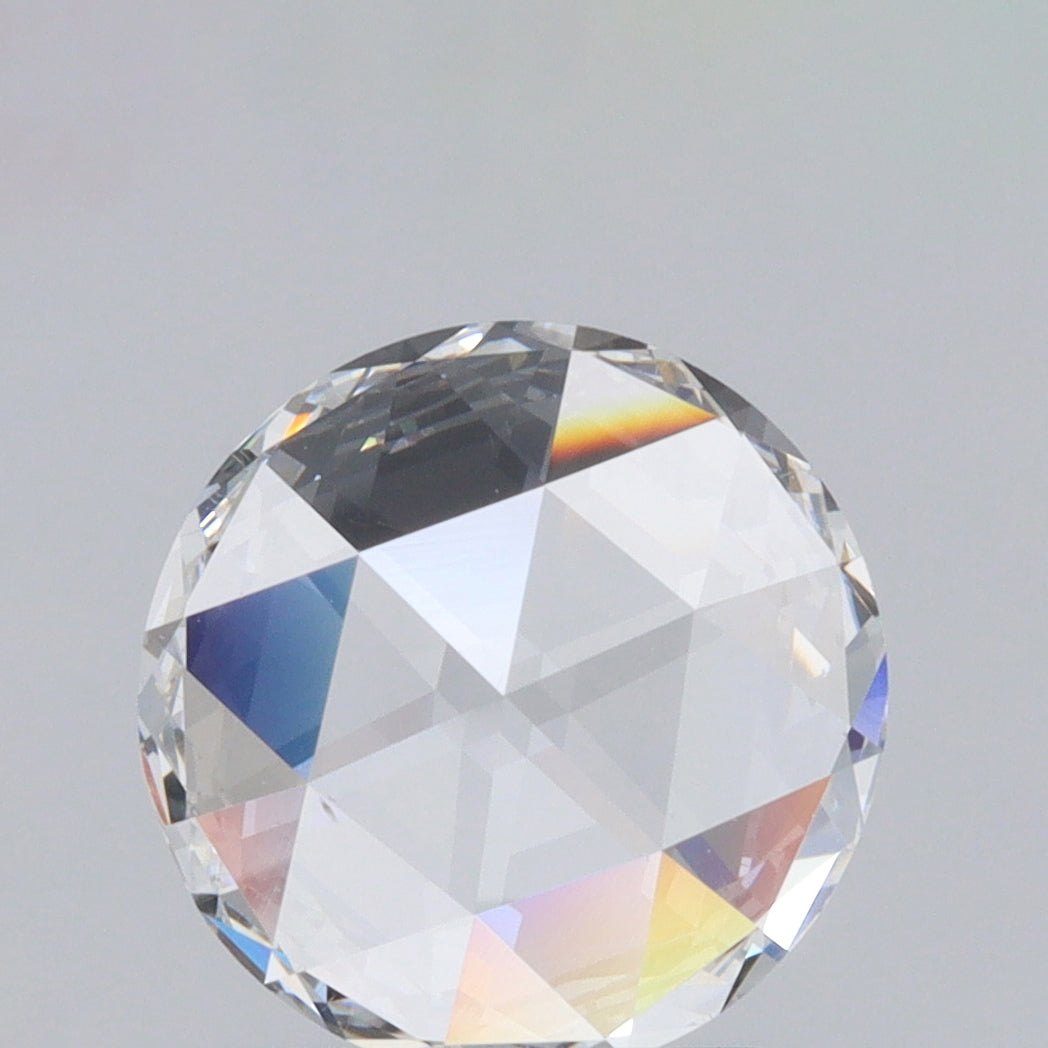 1.14ct | F/SI1 Round Shape Rose Cut Diamond (GIA) - Modern Rustic Diamond