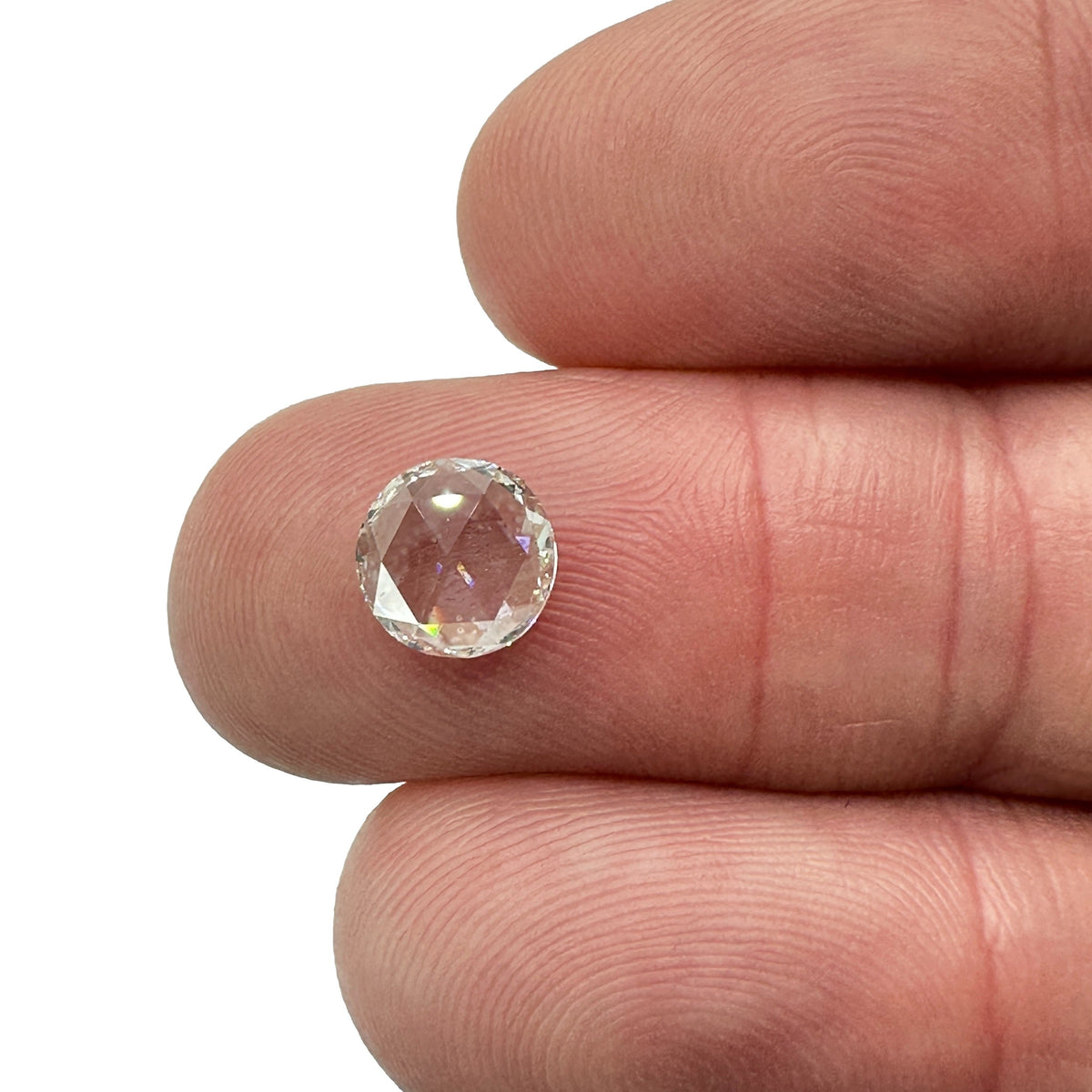 1.14ct | G/VVS2 Round Shape Rose Cut Diamond-Modern Rustic Diamond