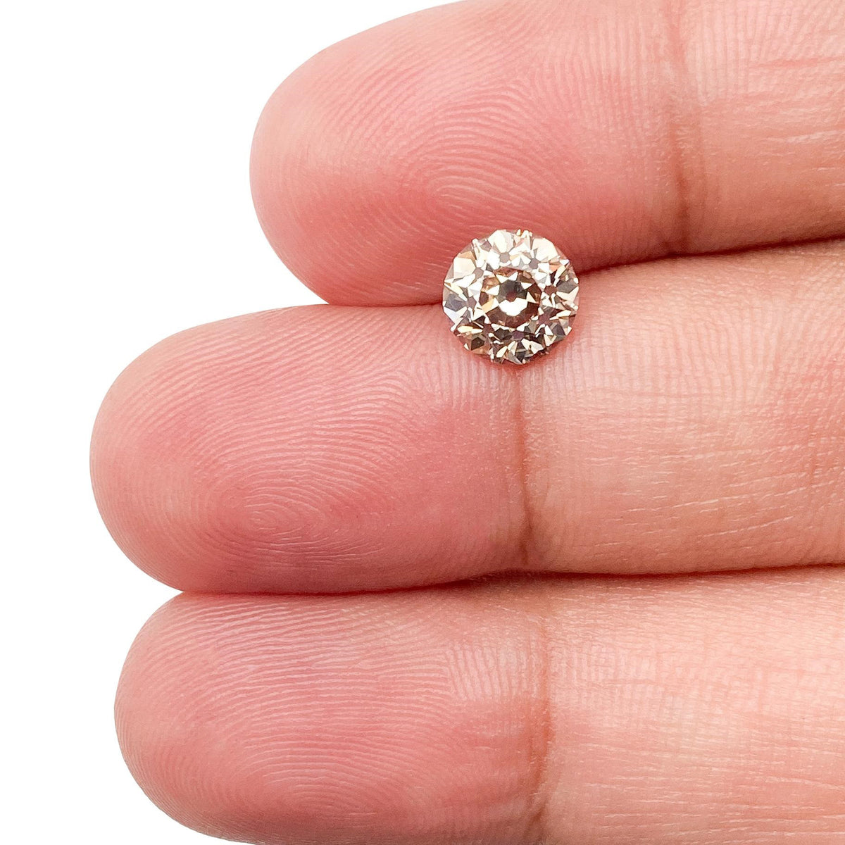 1.14ct | Q-R/VS2 Round Shape Old European Cut Diamond (GIA) - Modern Rustic Diamond