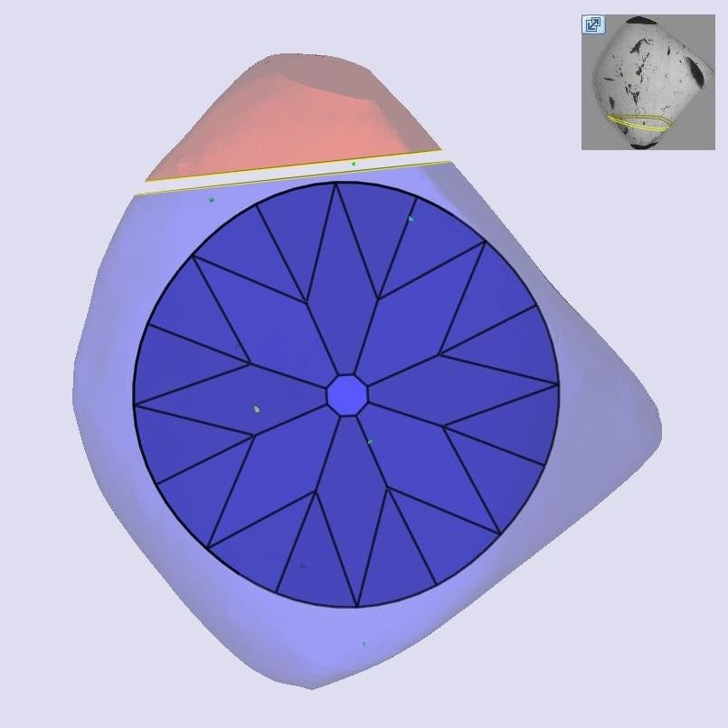 1.14ct | Q-R/VS2 Round Shape Old European Cut Diamond (GIA) - Modern Rustic Diamond