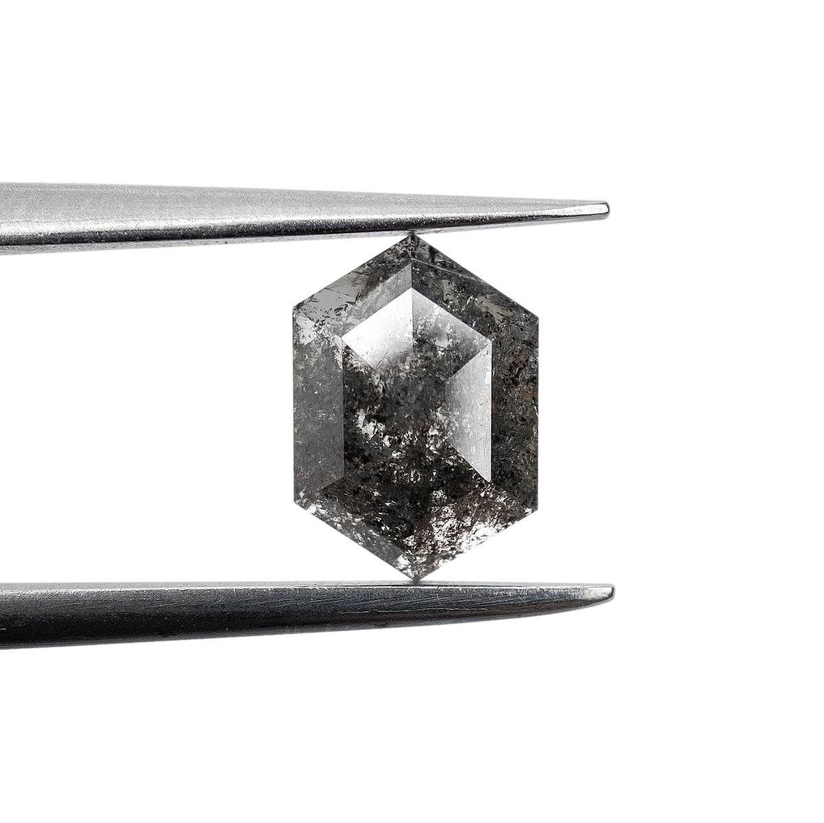 1.14ct | Rustic  Hexagon Shape Rose Cut Diamond - Modern Rustic Diamond