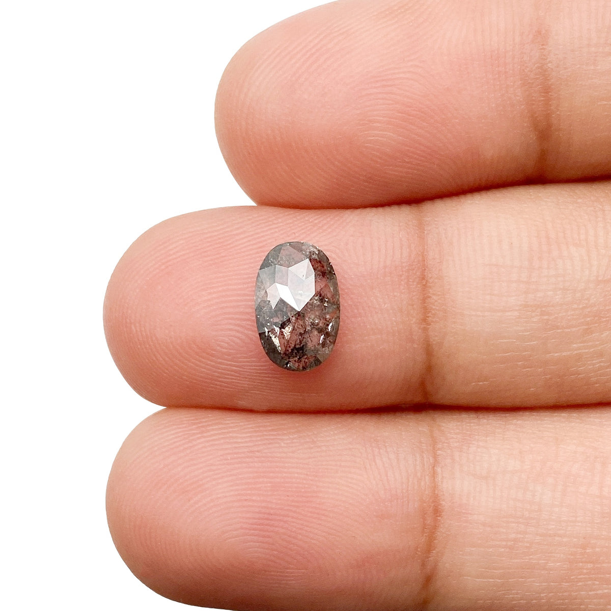 1.14ct | Rustic Oval Shape Rose Cut Diamond - Modern Rustic Diamond