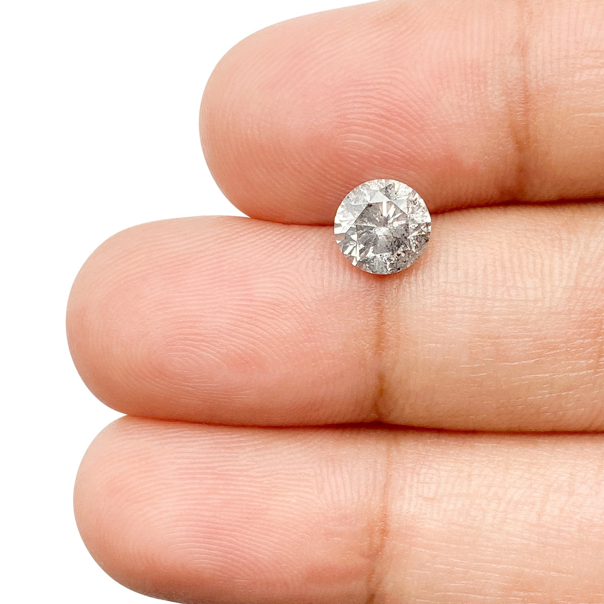 1.14ct | Rustic  Round Shape Brilliant Cut Diamond - Modern Rustic Diamond