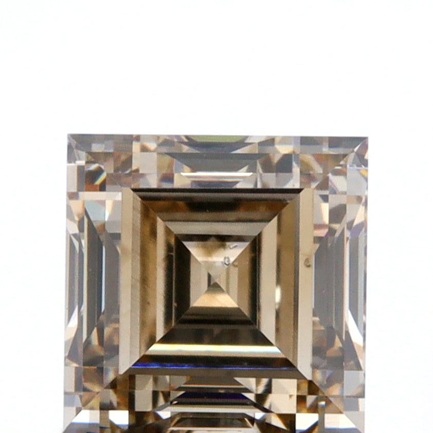 1.01ct | Champagne SI1 Carre Shape Step Cut Diamond (GIA)