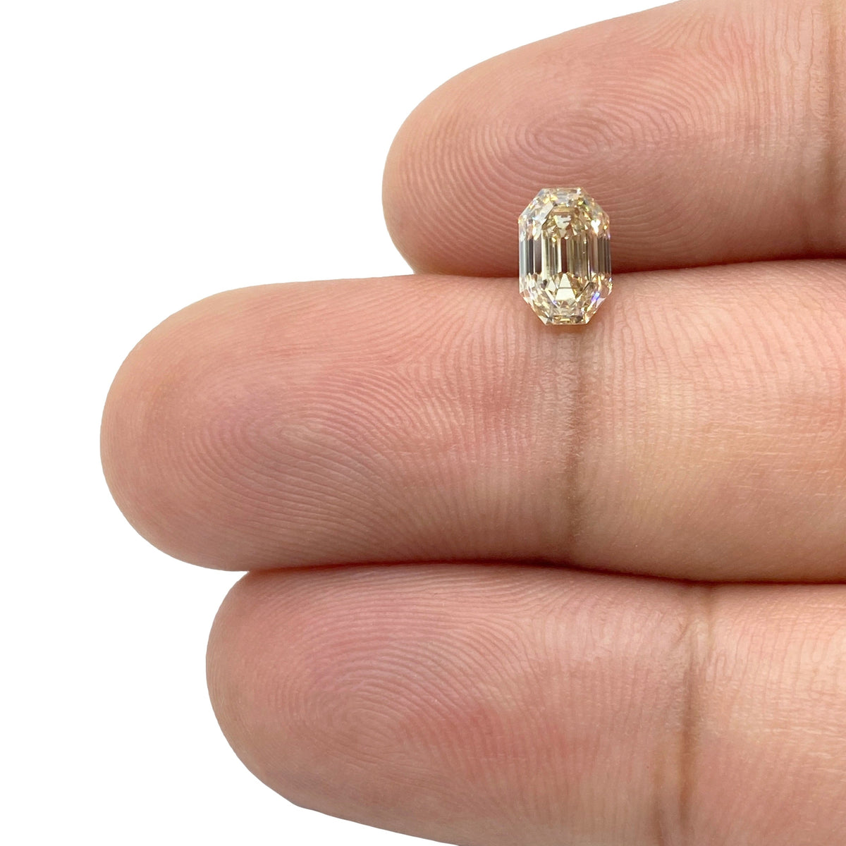 1.15ct | Champagne VVS Octagonal Shape Step Cut Diamond-Modern Rustic Diamond