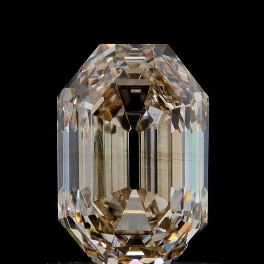 1.15ct | Champagne VVS Octagonal Shape Step Cut Diamond-Modern Rustic Diamond
