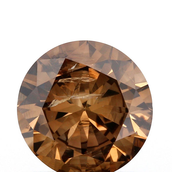 1.15ct | Cognac SI Round Shape Brilliant Cut Diamond