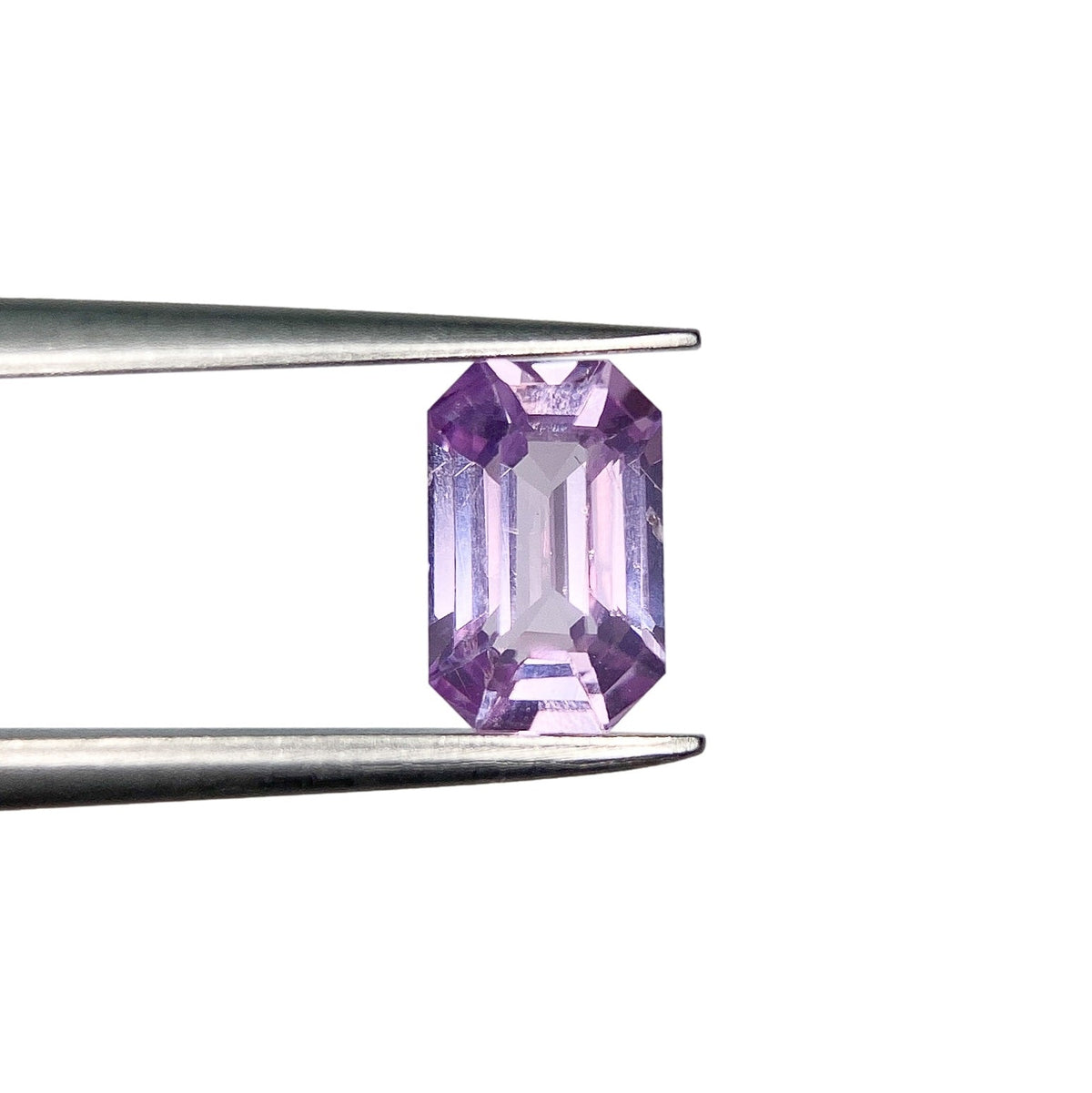 1.15ct | Emerald Cut Violet Sapphire-Modern Rustic Diamond
