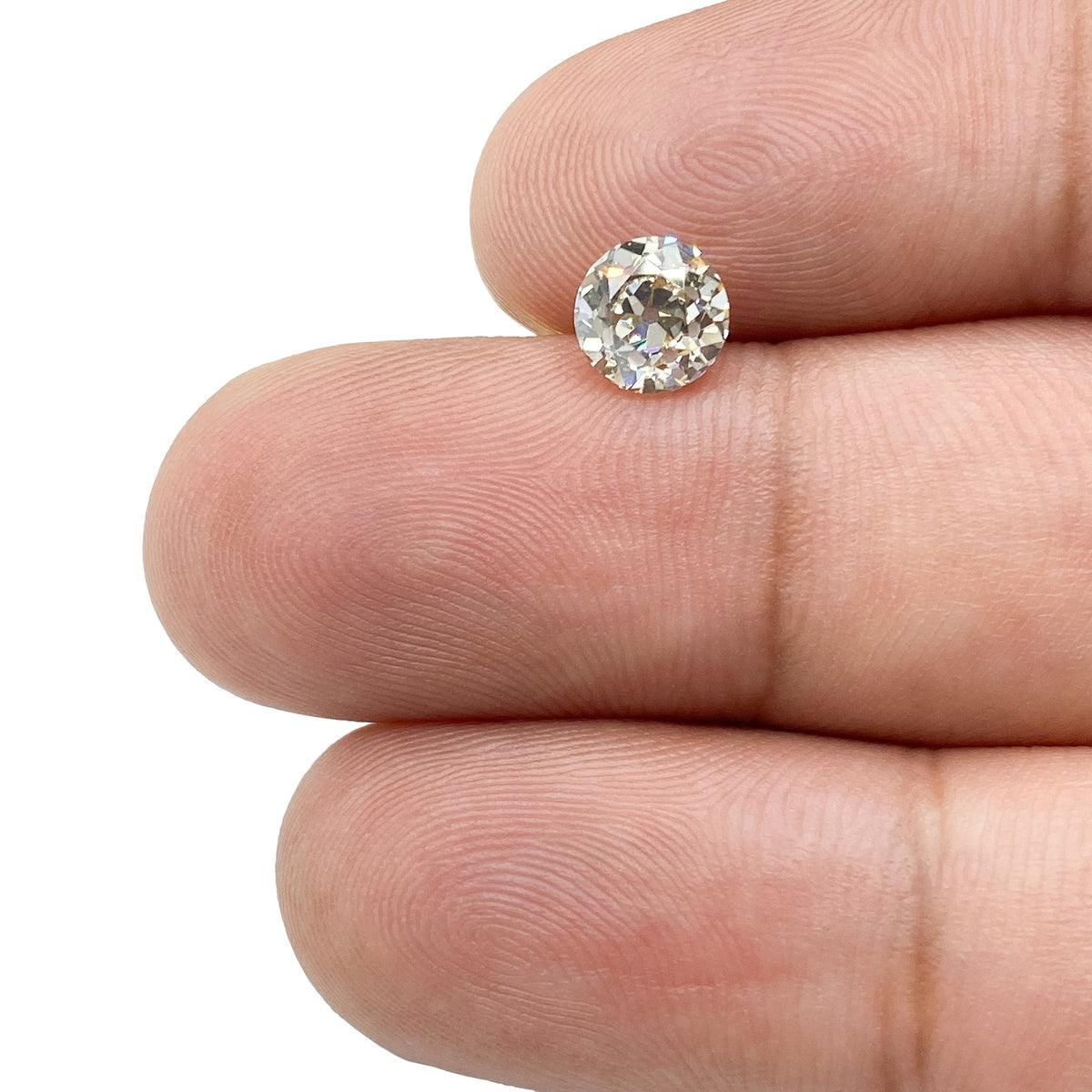 1.15ct | O-P/SI1 Round Shape Vintage Old European Cut Diamond (GIA) - Modern Rustic Diamond