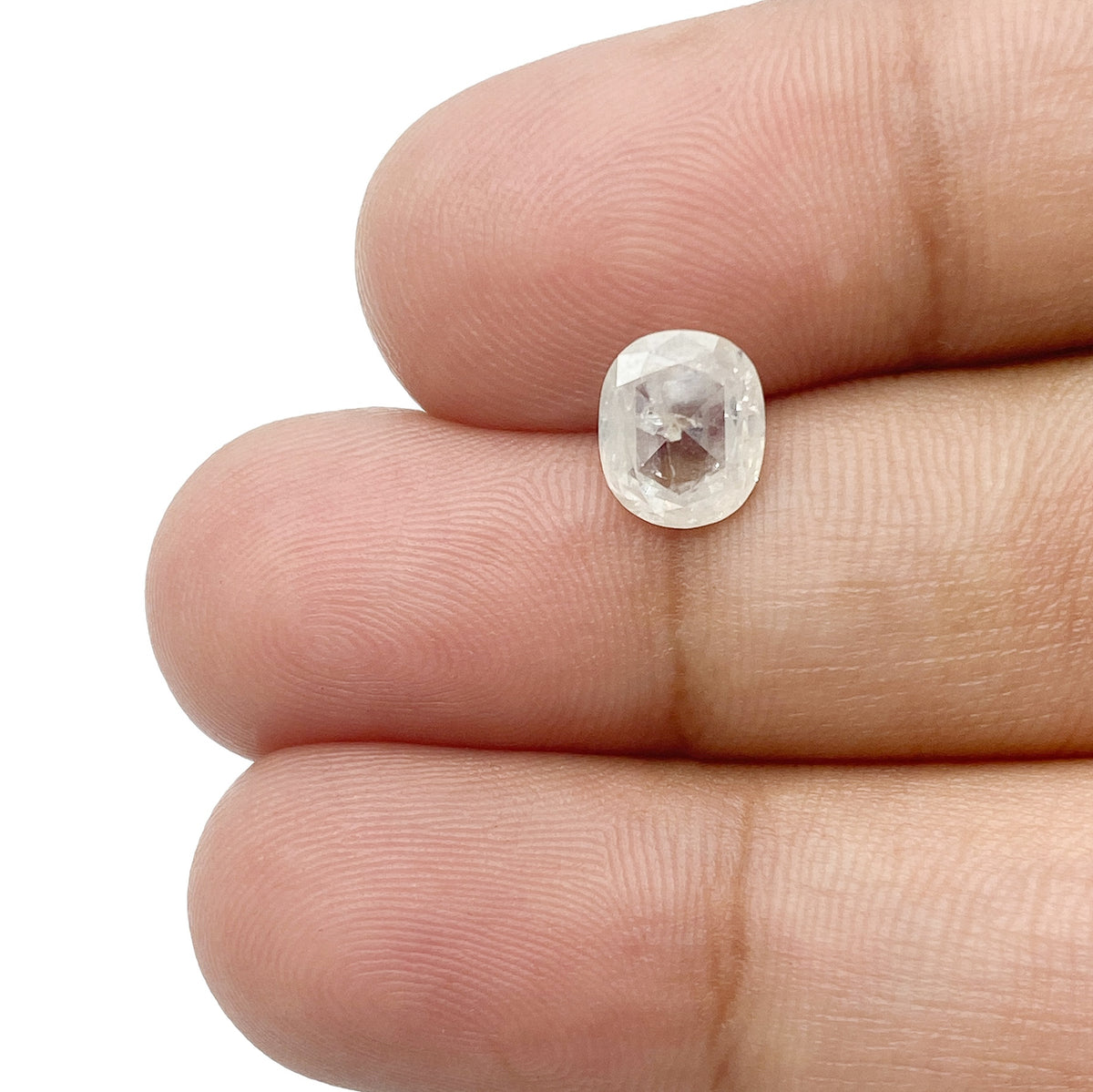 1.15ct | Salt & Pepper Cushion Shape Brilliant Cut Diamond - Modern Rustic Diamond