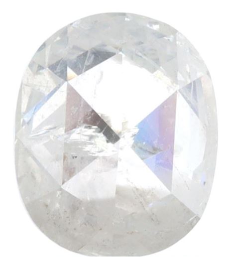 1.15ct | Salt & Pepper Cushion Shape Brilliant Cut Diamond - Modern Rustic Diamond