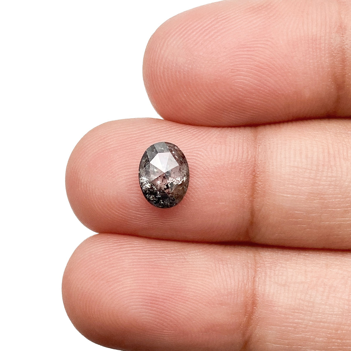 1.15ct | Rustic Oval Shape Rose Cut Diamond - Modern Rustic Diamond
