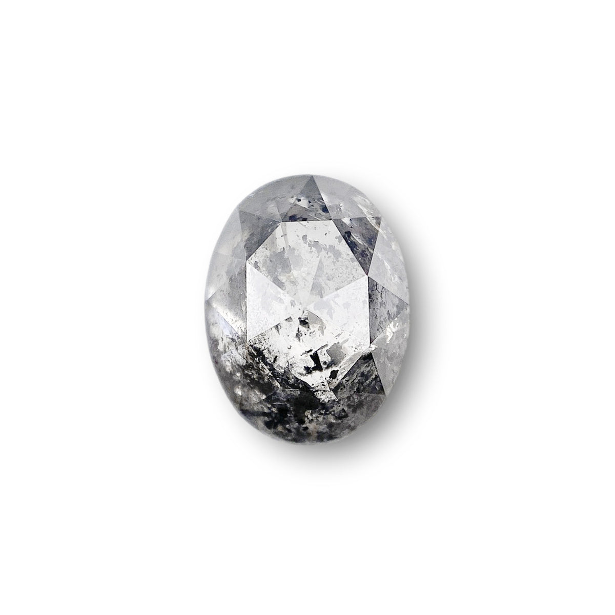 1.15ct | Rustic Oval Shape Rose Cut Diamond - Modern Rustic Diamond