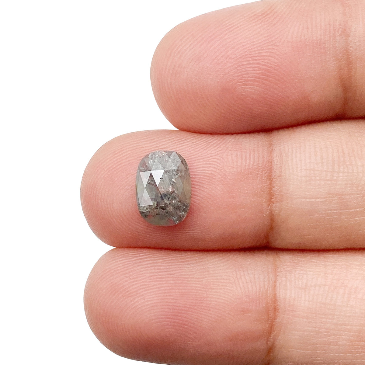 1.16ct | Rstc/ Cushion Shape Rose Cut Diamond - Modern Rustic Diamond