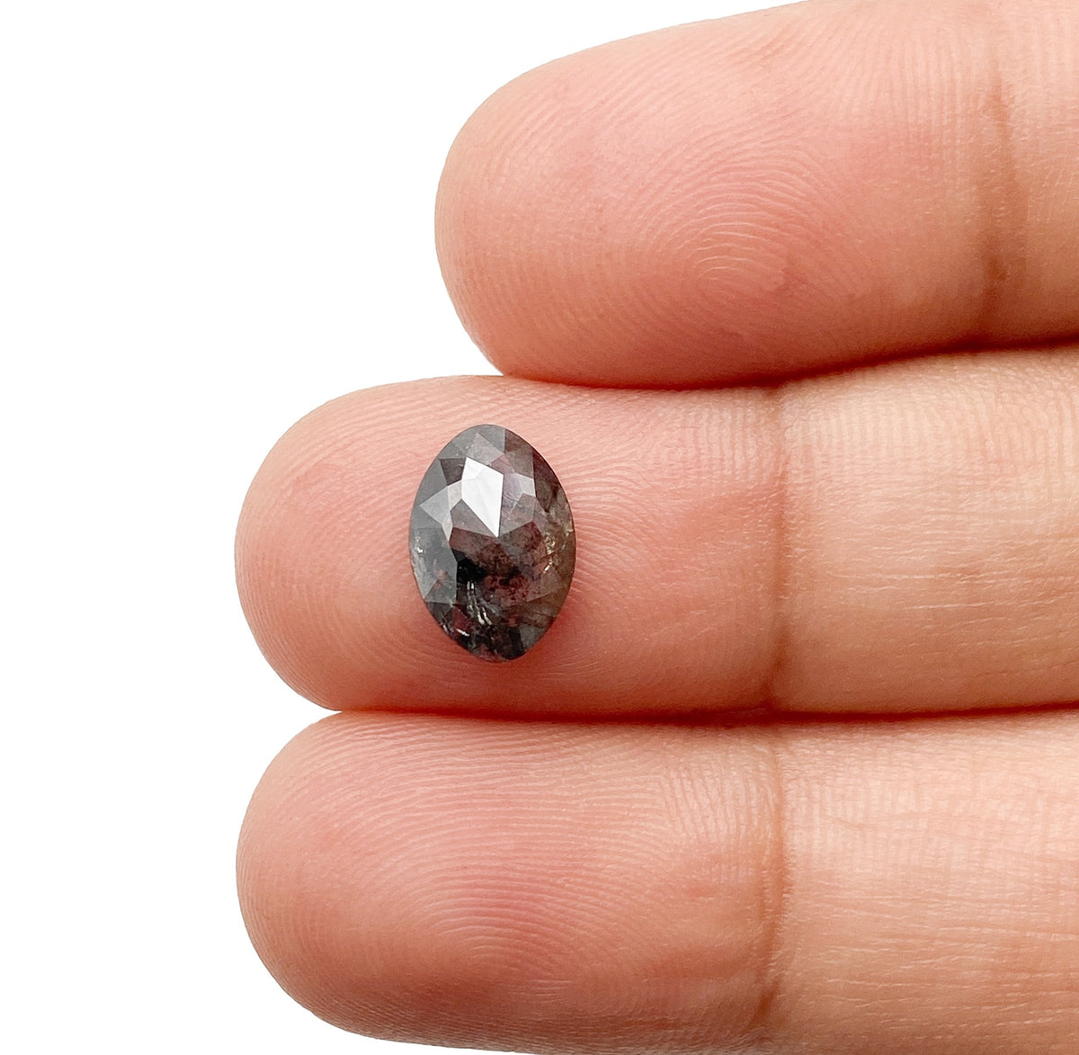1.16ct | Rustic Oval Shape Rose Cut Diamond - Modern Rustic Diamond