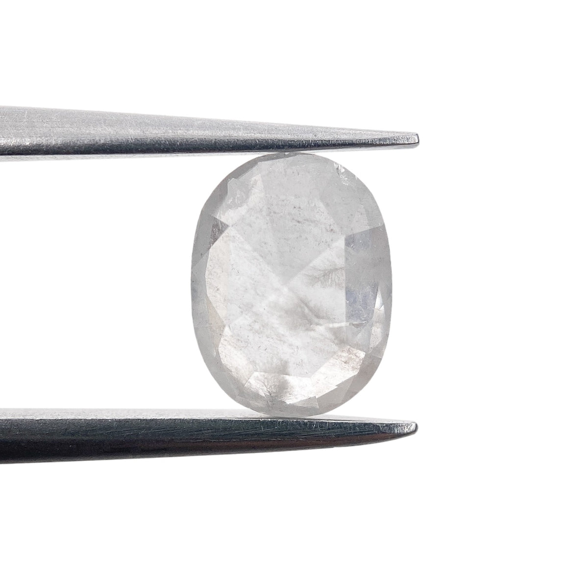 1.16ct | Salt & Pepper Oval Shape Rose Cut Diamond - Modern Rustic Diamond