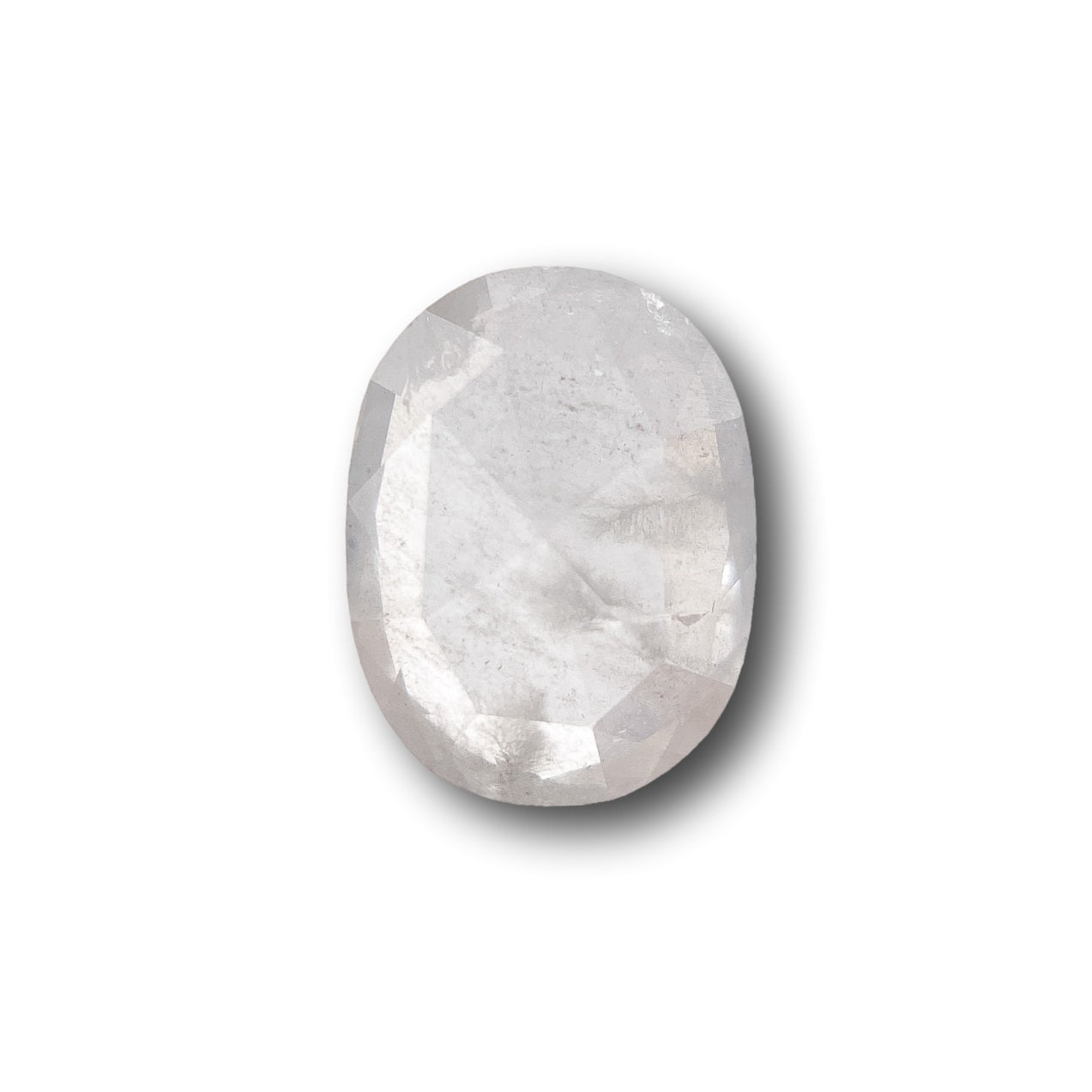 1.16ct | Salt & Pepper Oval Shape Rose Cut Diamond - Modern Rustic Diamond