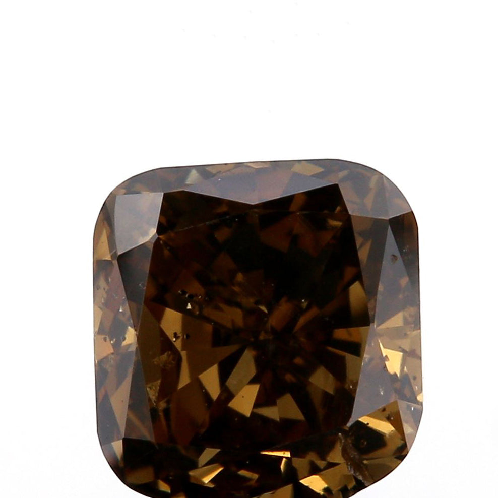 1.00ct | SI2 Fancy Dark Greenish Brown Diamond