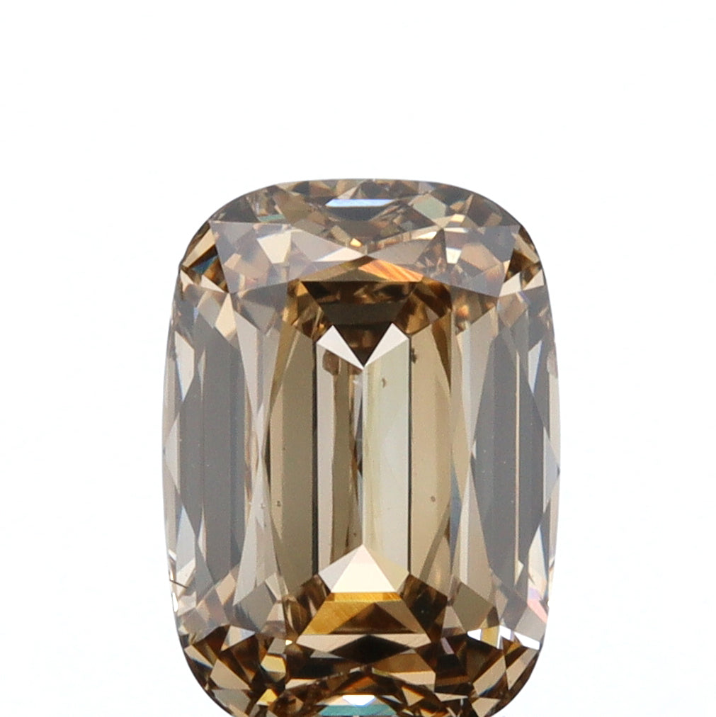 1.17ct | Champagne VVS Cushion Shape Brilliant Cut Diamond - Modern Rustic Diamond
