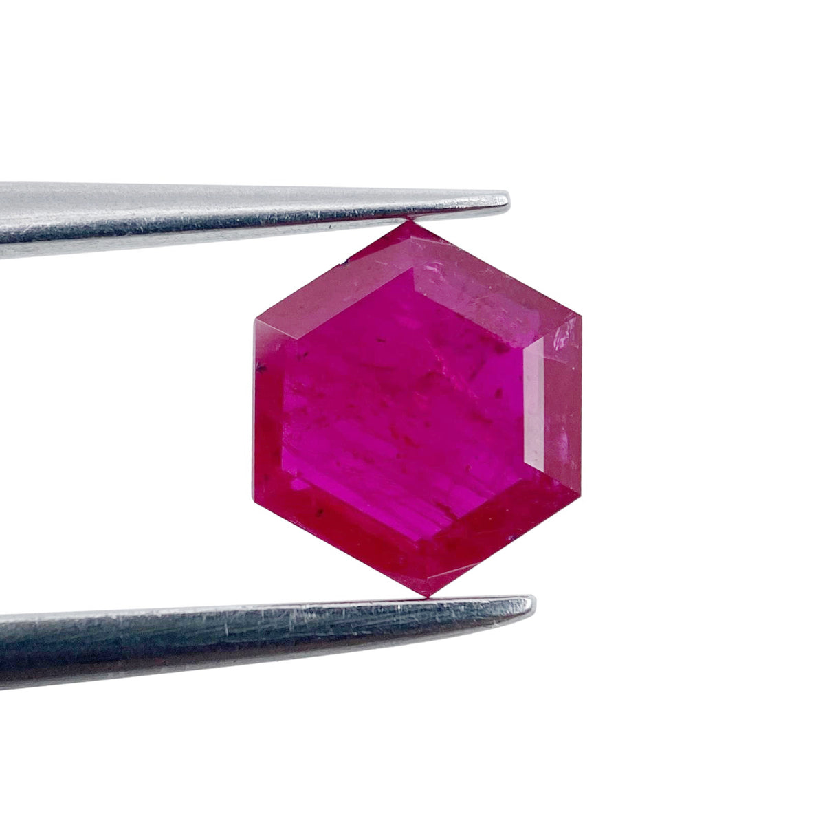 1.17ct | Red/ Hexagon Shape Step Cut Diamond - Modern Rustic Diamond