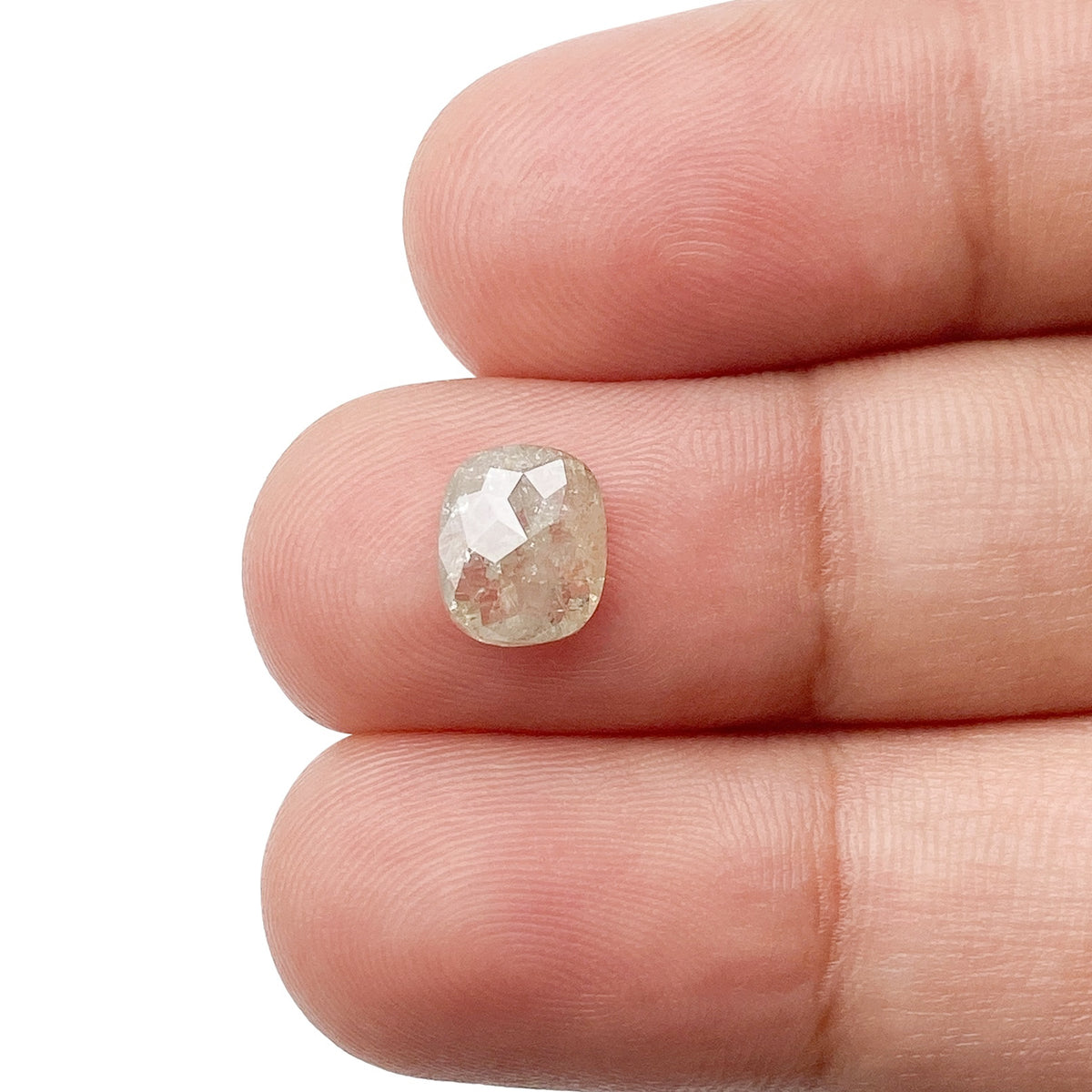 1.17ct | Rustic  Cushion Shape Rose Cut Diamond - Modern Rustic Diamond